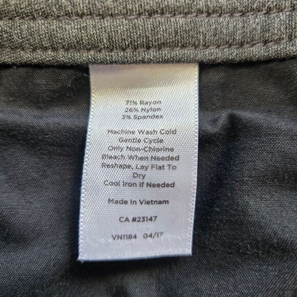 Talbots Womens Gray Slim Fit Pants 5-Button Stretch Size 16 - Picture 14 of 14